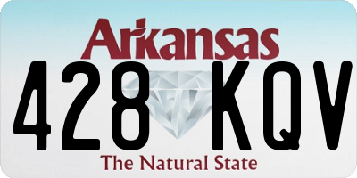 AR license plate 428KQV