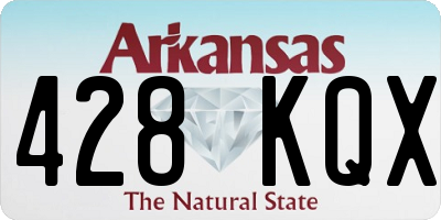 AR license plate 428KQX