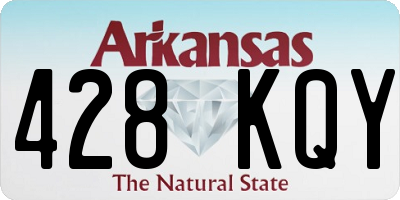 AR license plate 428KQY
