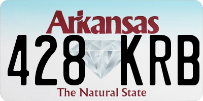 AR license plate 428KRB