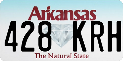 AR license plate 428KRH