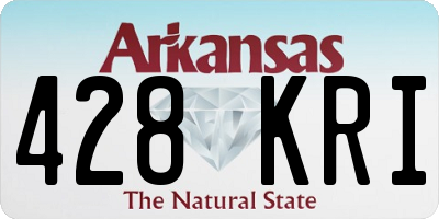 AR license plate 428KRI