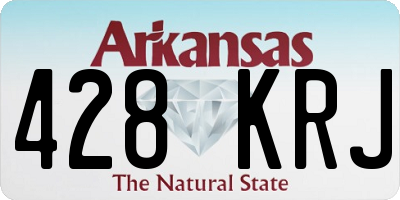 AR license plate 428KRJ