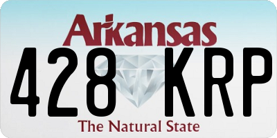 AR license plate 428KRP
