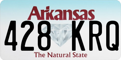 AR license plate 428KRQ