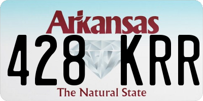 AR license plate 428KRR