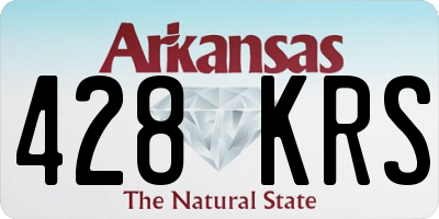 AR license plate 428KRS