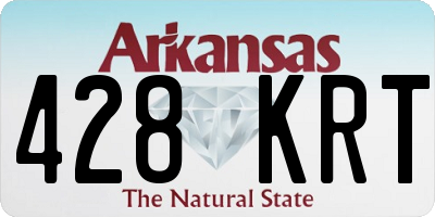 AR license plate 428KRT