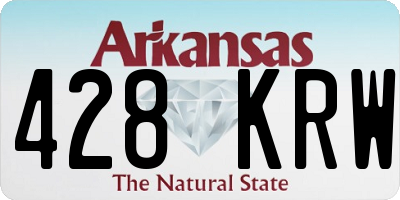 AR license plate 428KRW