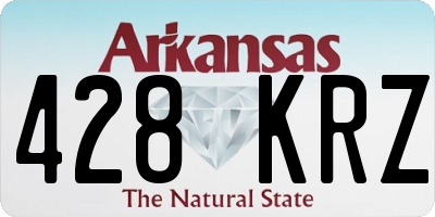 AR license plate 428KRZ