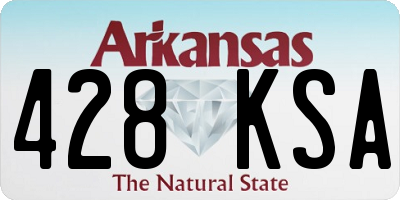 AR license plate 428KSA