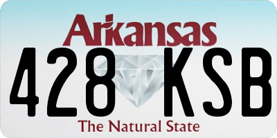 AR license plate 428KSB