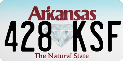 AR license plate 428KSF