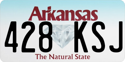 AR license plate 428KSJ
