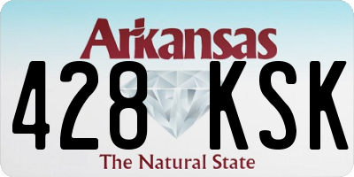 AR license plate 428KSK
