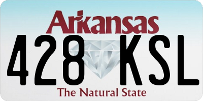 AR license plate 428KSL