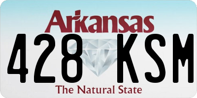 AR license plate 428KSM