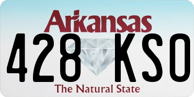 AR license plate 428KSO
