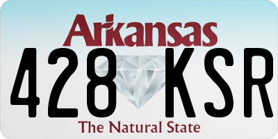 AR license plate 428KSR
