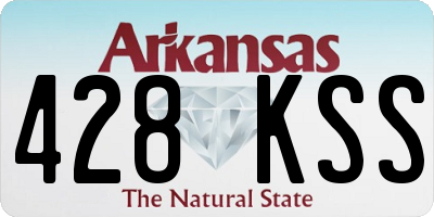 AR license plate 428KSS