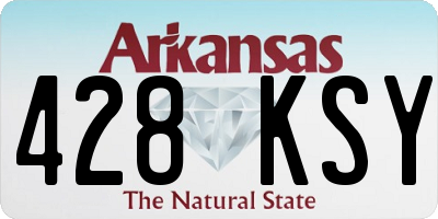 AR license plate 428KSY