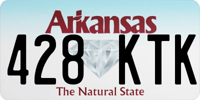 AR license plate 428KTK