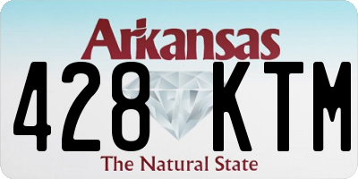 AR license plate 428KTM