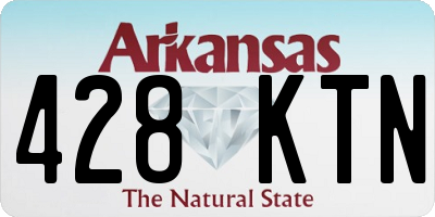 AR license plate 428KTN