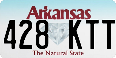 AR license plate 428KTT