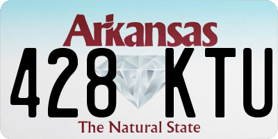 AR license plate 428KTU
