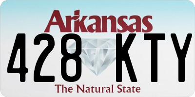 AR license plate 428KTY