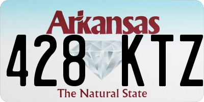 AR license plate 428KTZ