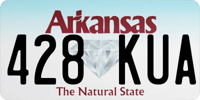 AR license plate 428KUA