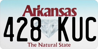 AR license plate 428KUC