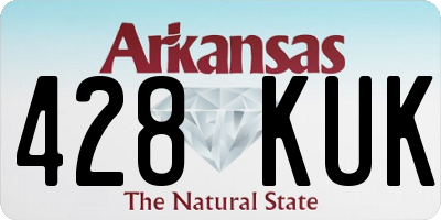 AR license plate 428KUK
