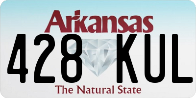 AR license plate 428KUL
