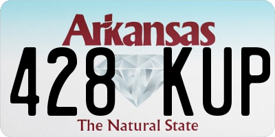 AR license plate 428KUP