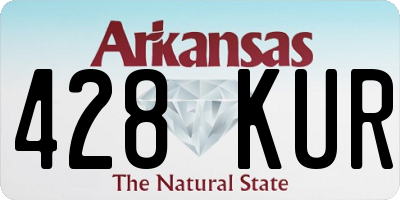 AR license plate 428KUR