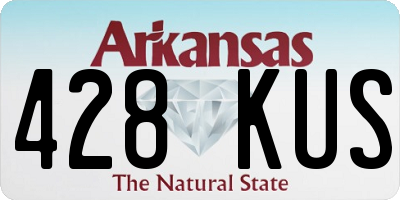 AR license plate 428KUS