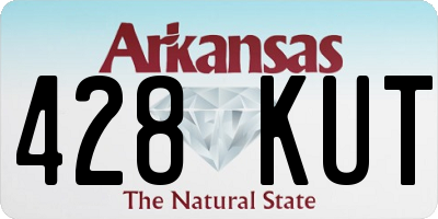 AR license plate 428KUT