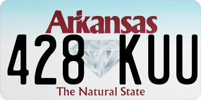AR license plate 428KUU