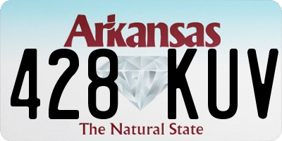 AR license plate 428KUV