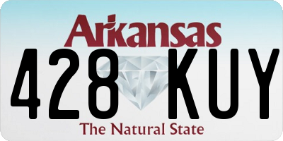 AR license plate 428KUY