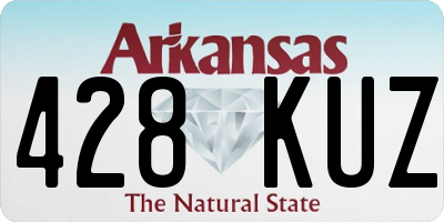 AR license plate 428KUZ