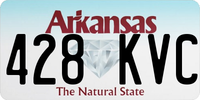 AR license plate 428KVC