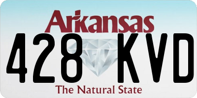 AR license plate 428KVD