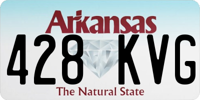AR license plate 428KVG