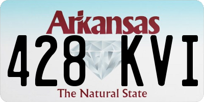 AR license plate 428KVI