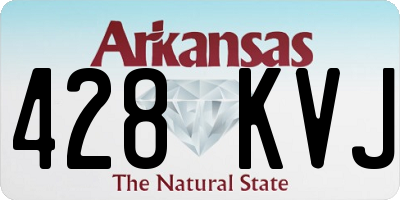 AR license plate 428KVJ