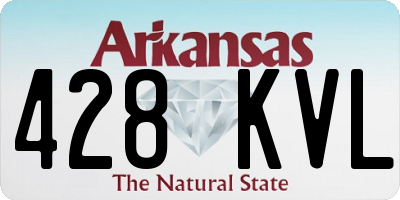 AR license plate 428KVL